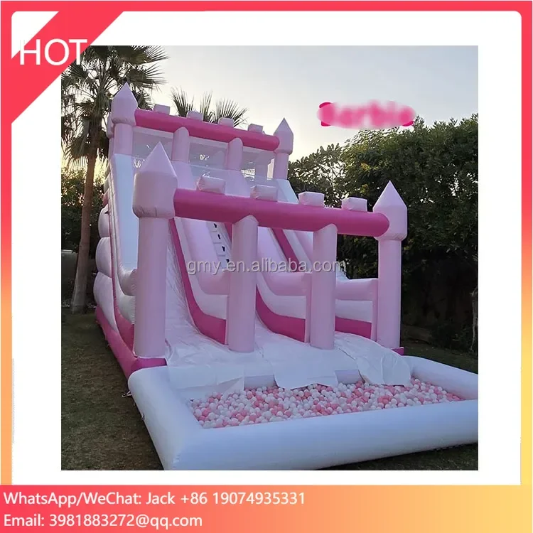 Girl Pink Beautiful Inflatable pvc Inflatable Slide With Water Pool Ball Pit Jumping Slide Inflatable
Girl Pink Beautiful Inflatable pvc Inflatable Slide With Water Pool Ball Pit Jumping Slide Inflatable