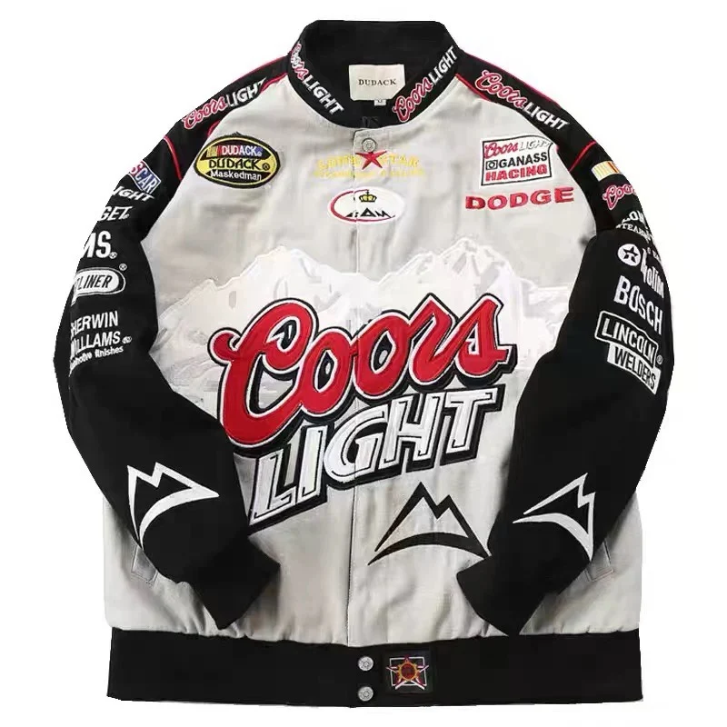 Duda2024 New Men's Motorcycle Baseball Jaet Skiing Outerwear Hip Hop Patchwork Embroidery Cotton Jaet Loose Fit Outerwear
Duda2024 New Men's Motorcycle Baseball Jaet Skiing Outerwear Hip Hop Patchwork Embroidery Cotton Jaet Loose Fit Outerwear