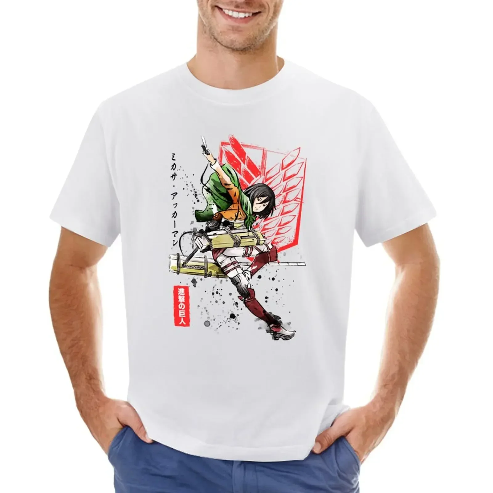 Soldier Mikasa T-Shirt summer tops cute tops vintage anime shirt vintage t shirt men
Soldier Mikasa T-Shirt summer tops cute tops vintage anime shirt vintage t shirt men