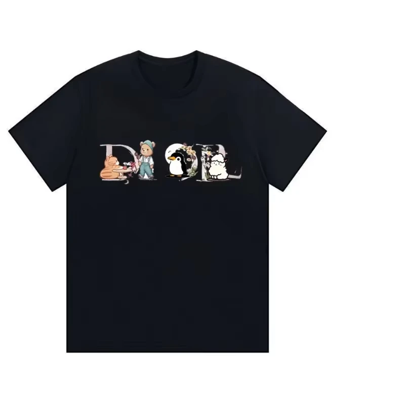 Мужские и женские футболки с принтом весна-лето 2026, модная и дышащая повседневная одежда для улицы
Мужские и женские футболки с принтом весна-лето 2026, модная и дышащая повседневная одежда для улицы