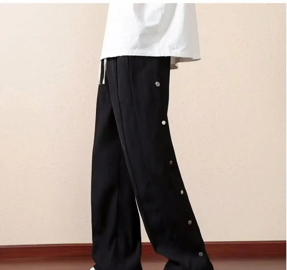 High Street Hip Hop Men's and Women's Loose Straight Pants Trendy Sports Casual Pants Solid Color Pants
High Street Hip Hop Men's and Women's Loose Straight Pants Trendy Sports Casual Pants Solid Color Pants