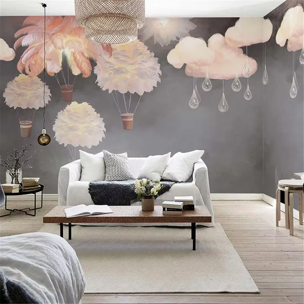 Custom Murals 3D Pink Feather Wallpaper for Children's Bedroom Wall Painting Unique Pink feather lamp Wallpaper for Room Decor
Custom Murals 3D Pink Feather Wallpaper for Children's Bedroom Wall Painting Unique Pink feather lamp Wallpaper for Room Decor
