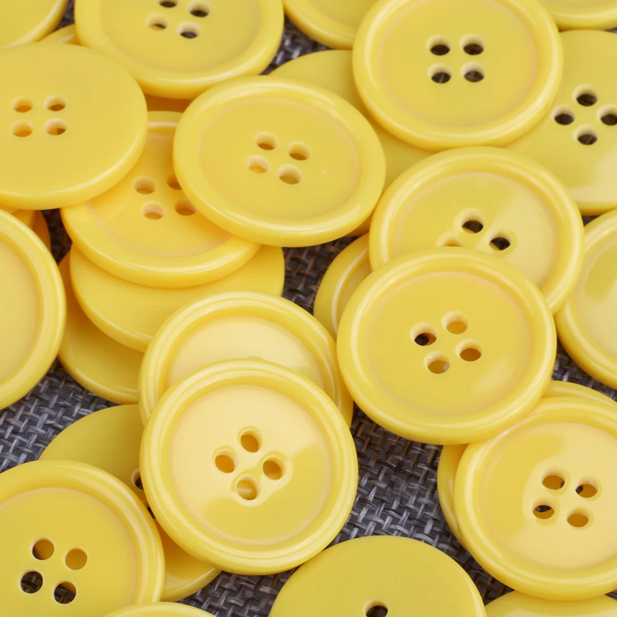 50Pcs 4-Hole Resin Sewing Buttons Yellow Round 23mm for Scrapbooking Crafts Knitting Jewelry Making Embellishment Supplies
50Pcs 4-Hole Resin Sewing Buttons Yellow Round 23mm for Scrapbooking Crafts Knitting Jewelry Making Embellishment Supplies
