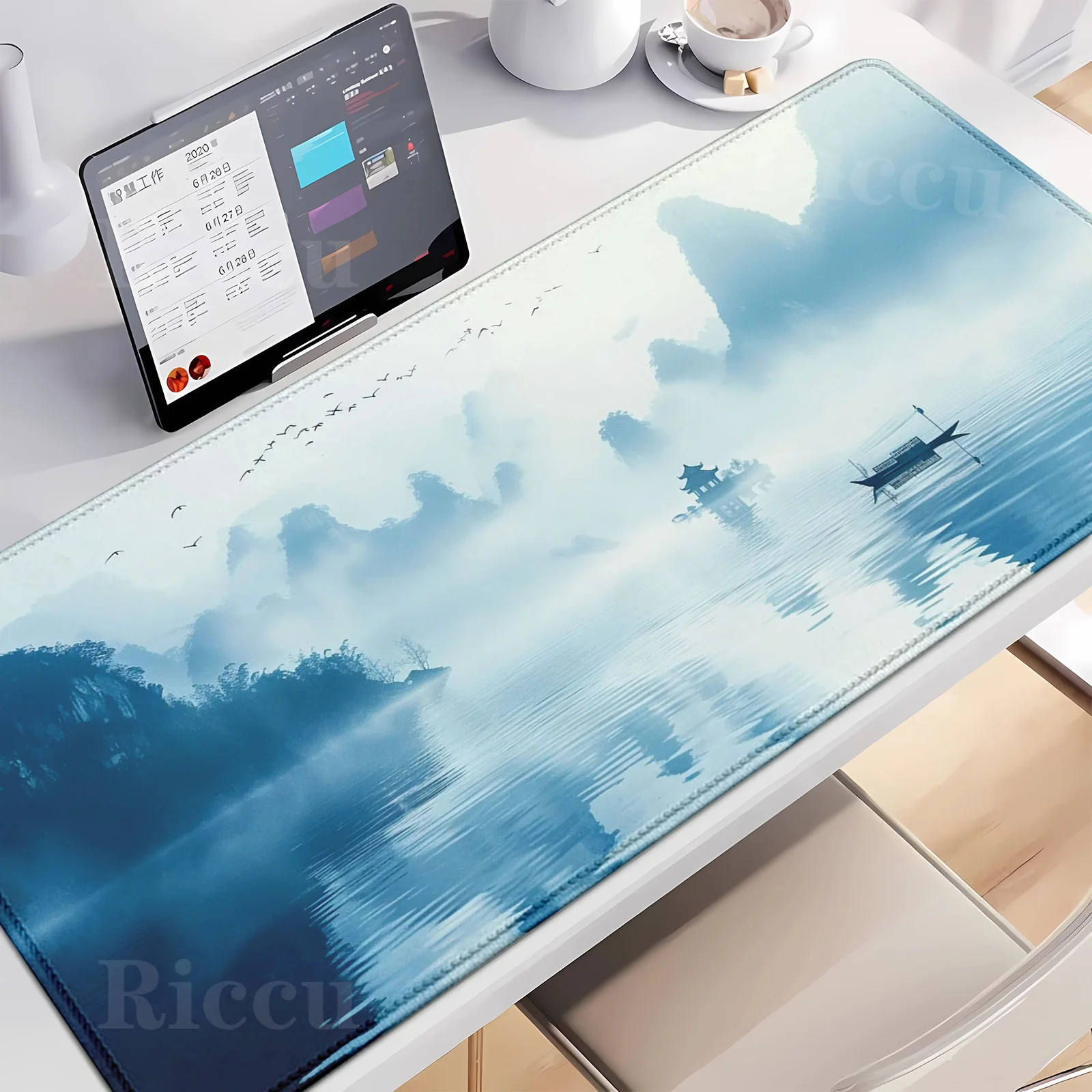 Mountain landscape XXL Chinese Style teclado Mouse Pad Ink Painting Desk Mat Gamer Company Office accessorie Large Mouse pad
Mountain landscape XXL Chinese Style teclado Mouse Pad Ink Painting Desk Mat Gamer Company Office accessorie Large Mouse pad