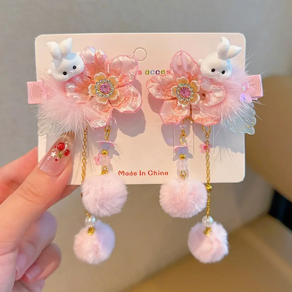 Hanfu Headwear Children's New Year Hairpin Cute Sweet Chinese Style Red Barrettes Tang Suit Rabbit Ear Ancient Style Hair Clip
Hanfu Headwear Children's New Year Hairpin Cute Sweet Chinese Style Red Barrettes Tang Suit Rabbit Ear Ancient Style Hair Clip