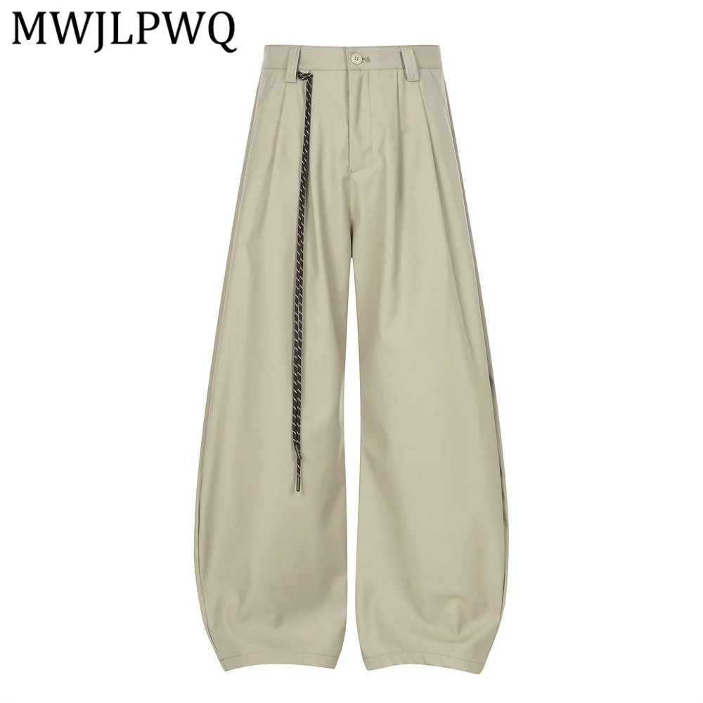 MWJLPWQ Mens Beige High Waist Wide Leg Pants With Braided Drawstring Relaxed Silhouette Streetwear Casual Trousers Autumn 15653
MWJLPWQ Mens Beige High Waist Wide Leg Pants With Braided Drawstring Relaxed Silhouette Streetwear Casual Trousers Autumn 15653