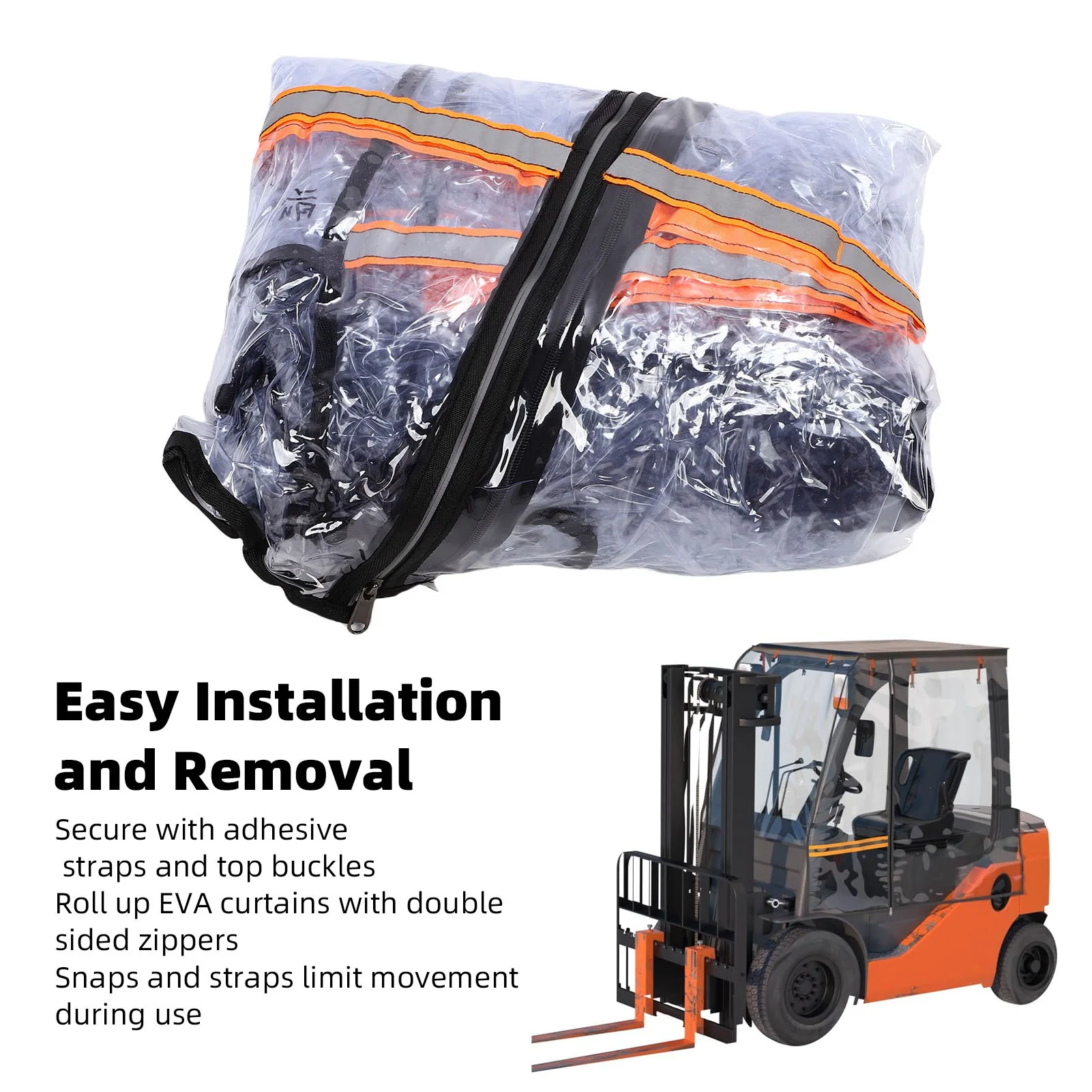 All Weather Forklift Cover Forklift Rain Cover 6000 Lbs Weight Capacity Universal Clear Forklift Cover EVA for All Weather
All Weather Forklift Cover Forklift Rain Cover 6000 Lbs Weight Capacity Universal Clear Forklift Cover EVA for All Weather