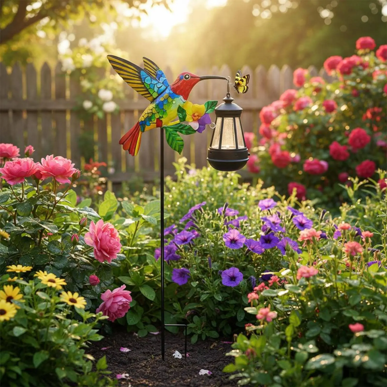 Solar Hummingbird Lantern Auto on/dusk Hummingbird Garden Stake Lantern Outdoor Decor Weather Resistant Yard Ornament Waterproof
Solar Hummingbird Lantern Auto on/dusk Hummingbird Garden Stake Lantern Outdoor Decor Weather Resistant Yard Ornament Waterproof
