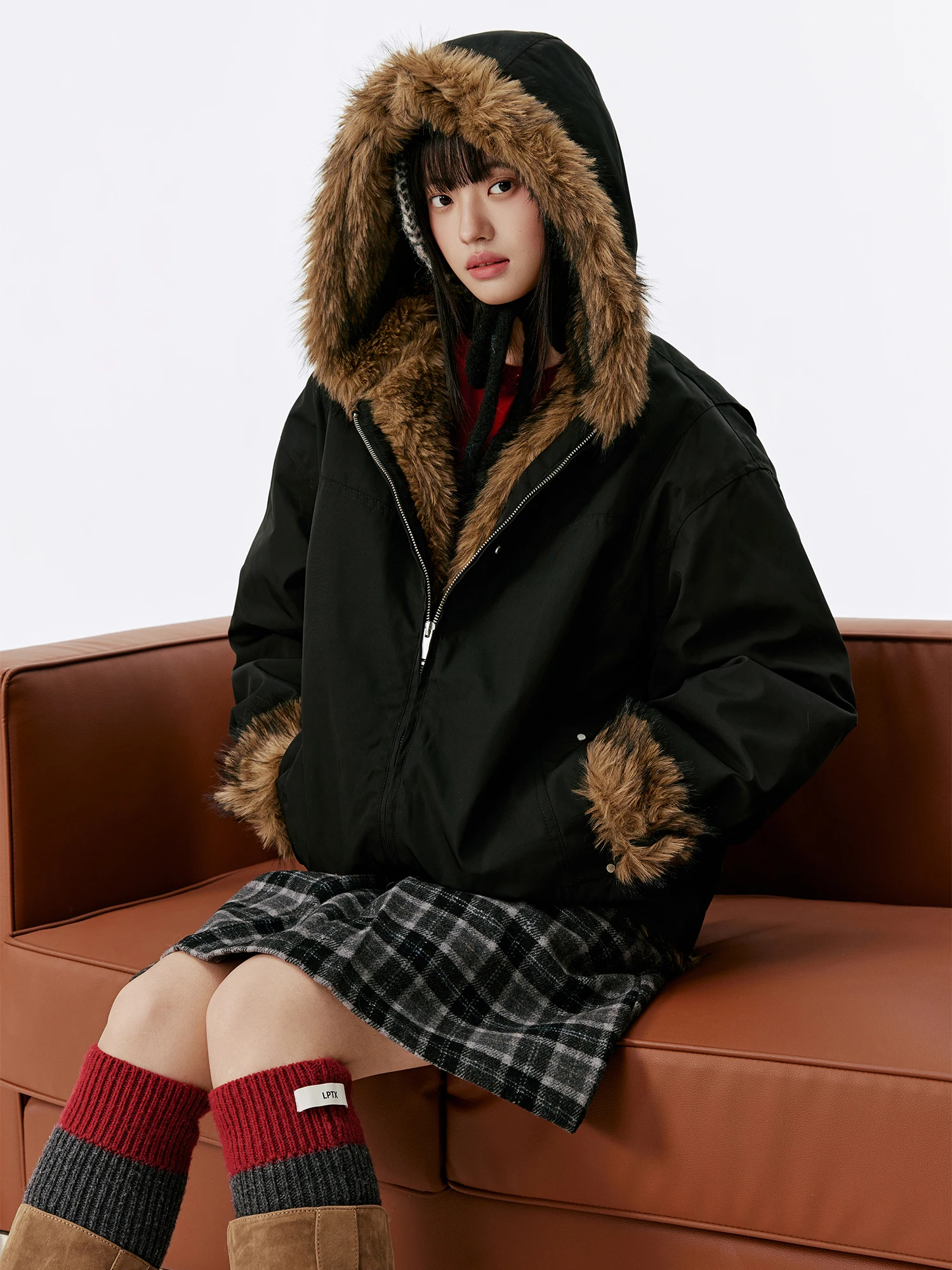 Warm Fce Lined Winter Jaet Thiened Casual Hooded Women's Coat Sli Streetwear Polyester Fabric Zipper Closure Long ...
Warm Fce Lined Winter Jaet Thiened Casual Hooded Women's Coat Sli Streetwear Polyester Fabric Zipper Closure Long ...