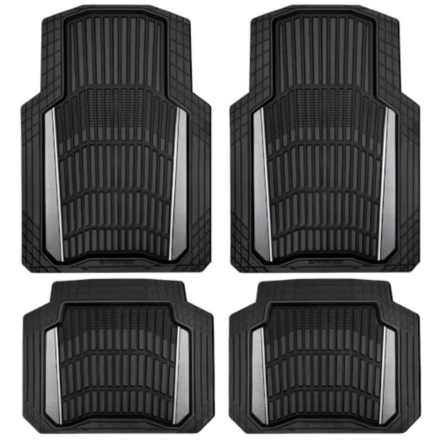 Heavy Duty Rubber Car Floor Mats, Deep Waterproof Car Floor Mats All Weather, Aluminum Film Floor Mats for Cars Non-Slip Univer
Heavy Duty Rubber Car Floor Mats, Deep Waterproof Car Floor Mats All Weather, Aluminum Film Floor Mats for Cars Non-Slip Univer
