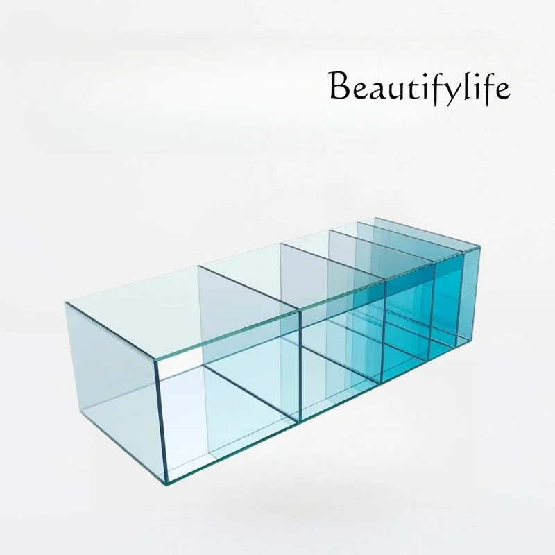 Modern coffee table creative minimalist high-end small apartment living room rectangular glass low table
Modern coffee table creative minimalist high-end small apartment living room rectangular glass low table