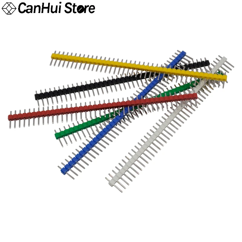10PCS 1X40Pin Breakable Pin Header 2.54mm Single Row Male Header Connector PCB Pin Strip for Arduino Yellow/Green/White/Black
10PCS 1X40Pin Breakable Pin Header 2.54mm Single Row Male Header Connector PCB Pin Strip for Arduino Yellow/Green/White/Black