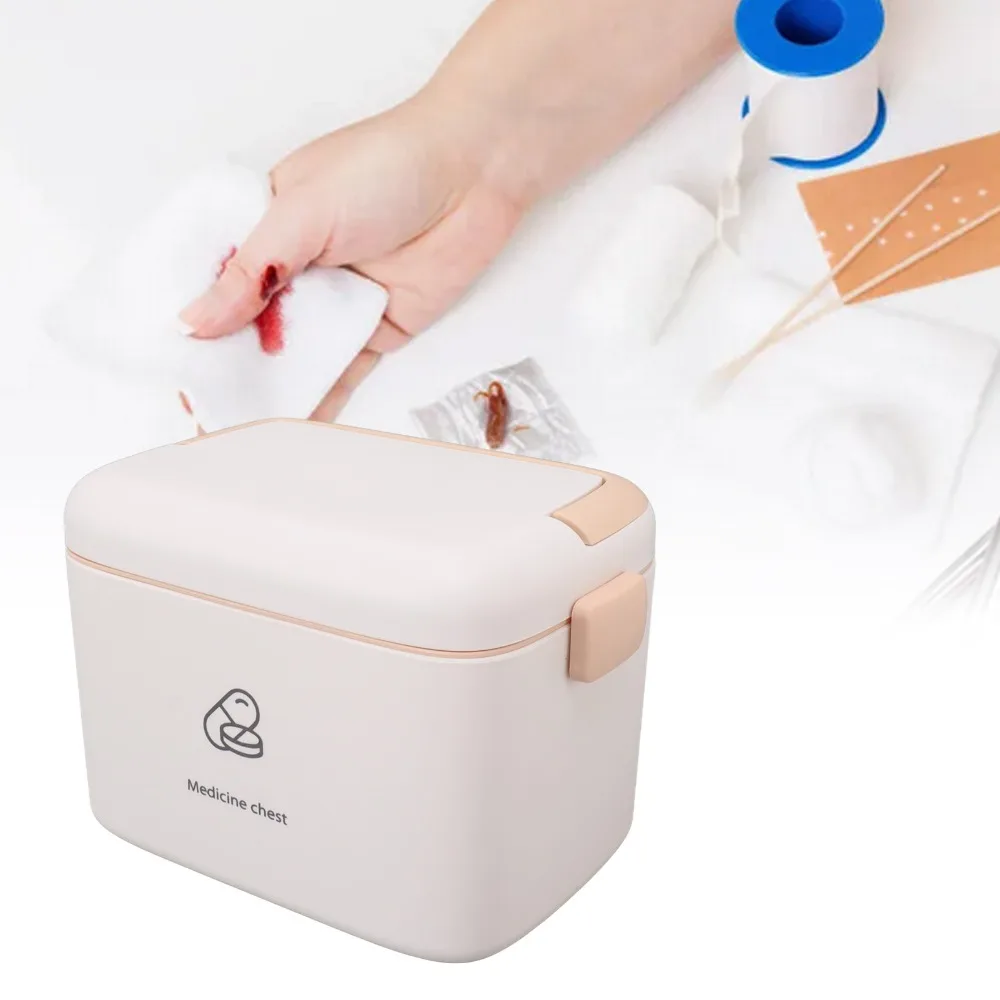 Large Capacity Medicine Storage Box Removable Tray Portable Medicine Organizer Container Thickened Pp Compact
Large Capacity Medicine Storage Box Removable Tray Portable Medicine Organizer Container Thickened Pp Compact