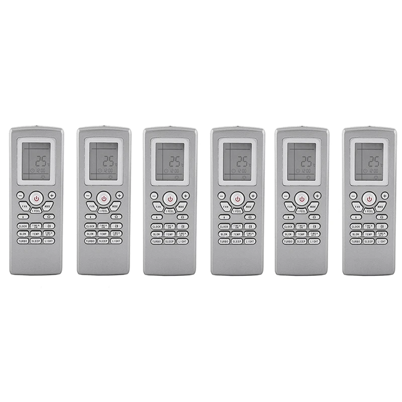 Hot Sale6x Universal Remote Control For Gree Tadiran Sinclair Air Conditioner YT0F YTOF YT1F1 YT1F2 YT1F3 YT1F4 YT1F YT1FF YB1F2
Hot Sale6x Universal Remote Control For Gree Tadiran Sinclair Air Conditioner YT0F YTOF YT1F1 YT1F2 YT1F3 YT1F4 YT1F YT1FF YB1F2
