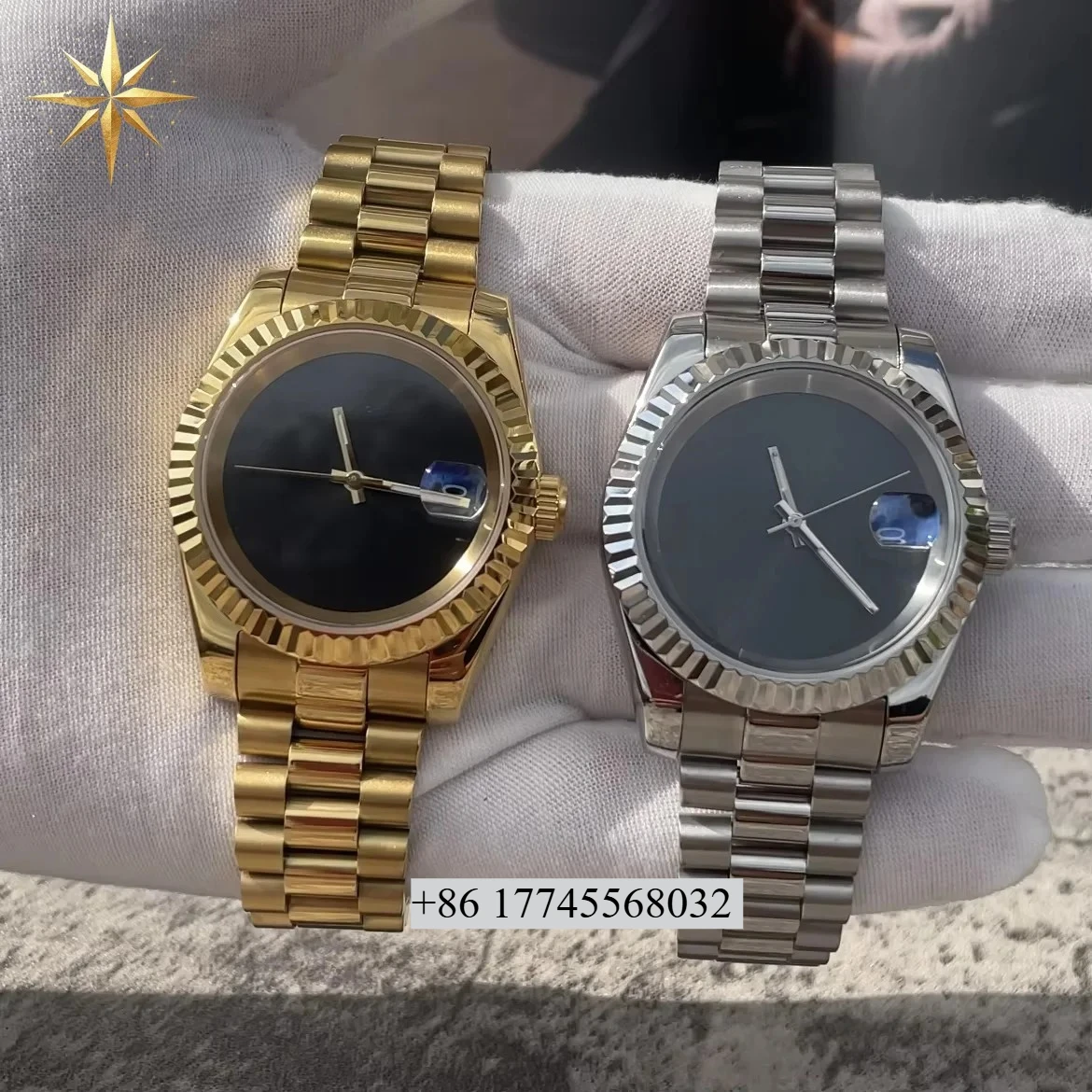 Customizable LOGO 316 steel Watch Luxury Full Black Dial Automatic Movement Waterproof Wristwatch Case Sapphire Crystal
Customizable LOGO 316 steel Watch Luxury Full Black Dial Automatic Movement Waterproof Wristwatch Case Sapphire Crystal