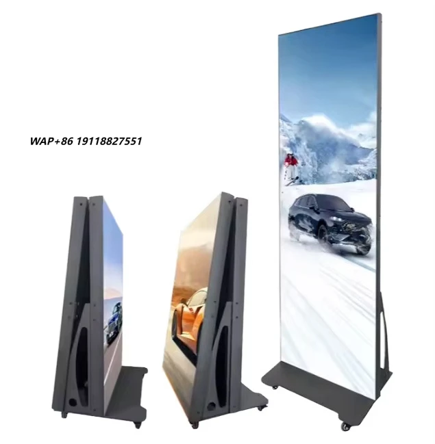 P2 Seamless Splicing Portable Smart Advertising Player LED Screen Digital Indoor LED Poster Display for Events
P2 Seamless Splicing Portable Smart Advertising Player LED Screen Digital Indoor LED Poster Display for Events