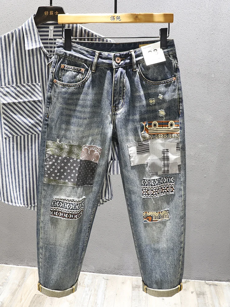 Американские джинсовые джинсы в стиле ретро, мужские осенние модные брендовые свободные прямые длинные брюки с вышивкой, хорошие F9797 # Смесь хлопка
Американские джинсовые джинсы в стиле ретро, мужские осенние модные брендовые свободные прямые длинные брюки с вышивкой, хорошие F9797 # Смесь хлопка