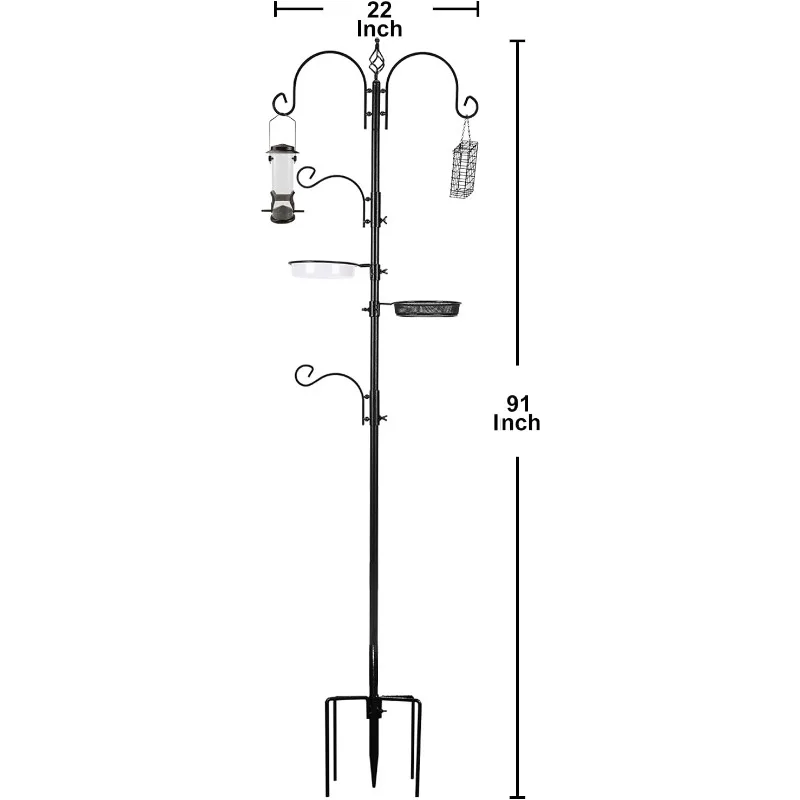 Bird Feeding Station Kit Bird Feeder Pole Wild Bird Feeder Hanging Kit Planter Hanger Multi Feeder Hanging
Bird Feeding Station Kit Bird Feeder Pole Wild Bird Feeder Hanging Kit Planter Hanger Multi Feeder Hanging