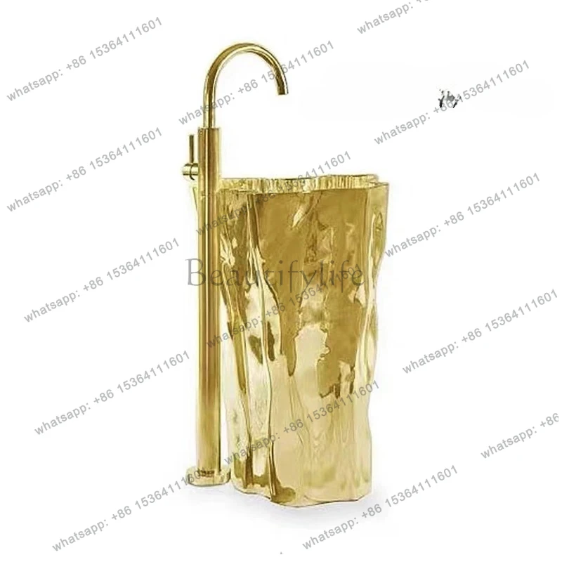 Lavabo artistico di lusso leggero in acciaio inossidabile villa bagno domestico lavabo a colonna creativo avanzato
Lavabo artistico di lusso leggero in acciaio inossidabile villa bagno domestico lavabo a colonna creativo avanzato