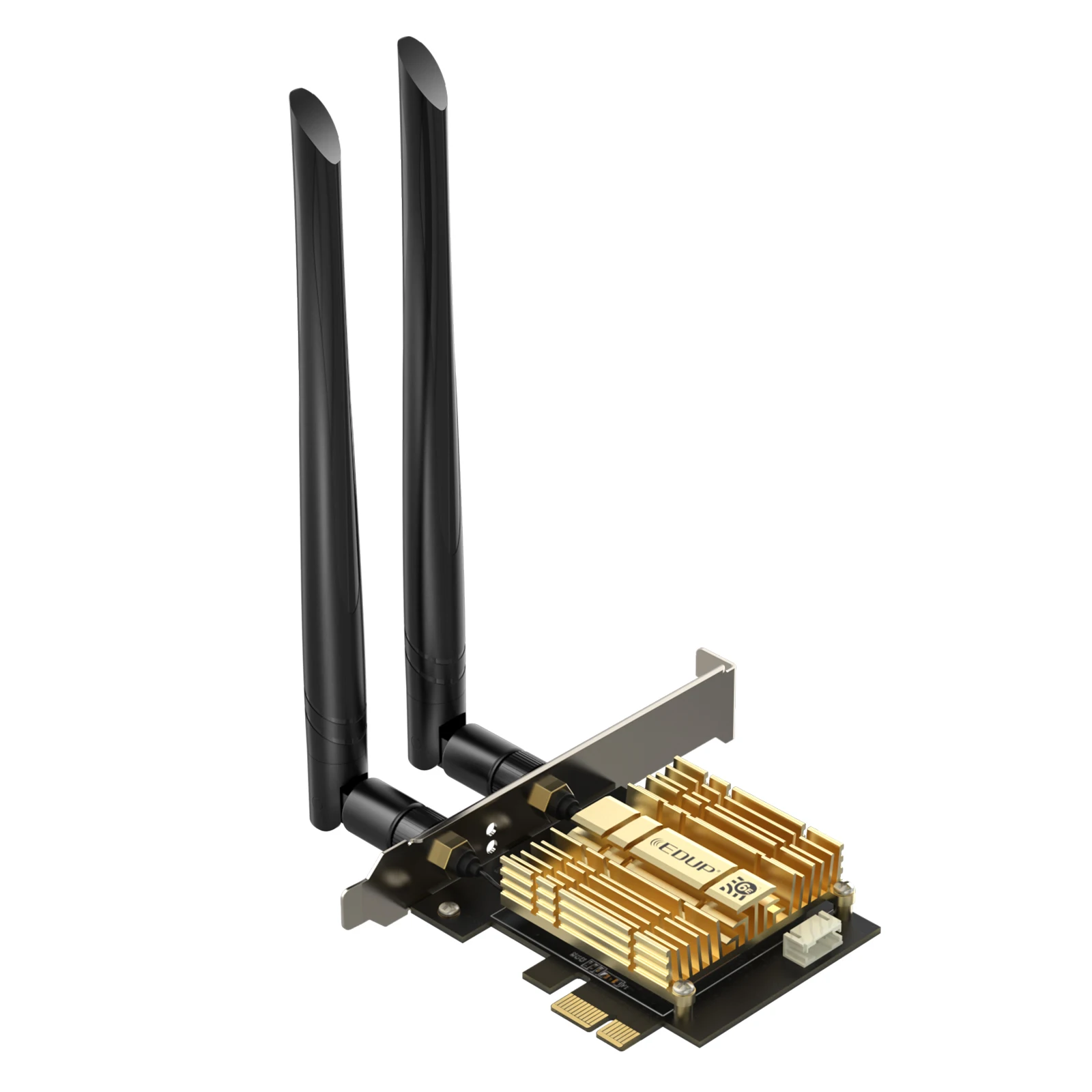 EDUP 9651GS-G WiFi6E WiFi Adapter PCIE Bluetooth 5.3 Wireless Network Card Wireless PCIe Card 2.4G/5.8G/6GHz High Speed WiFi