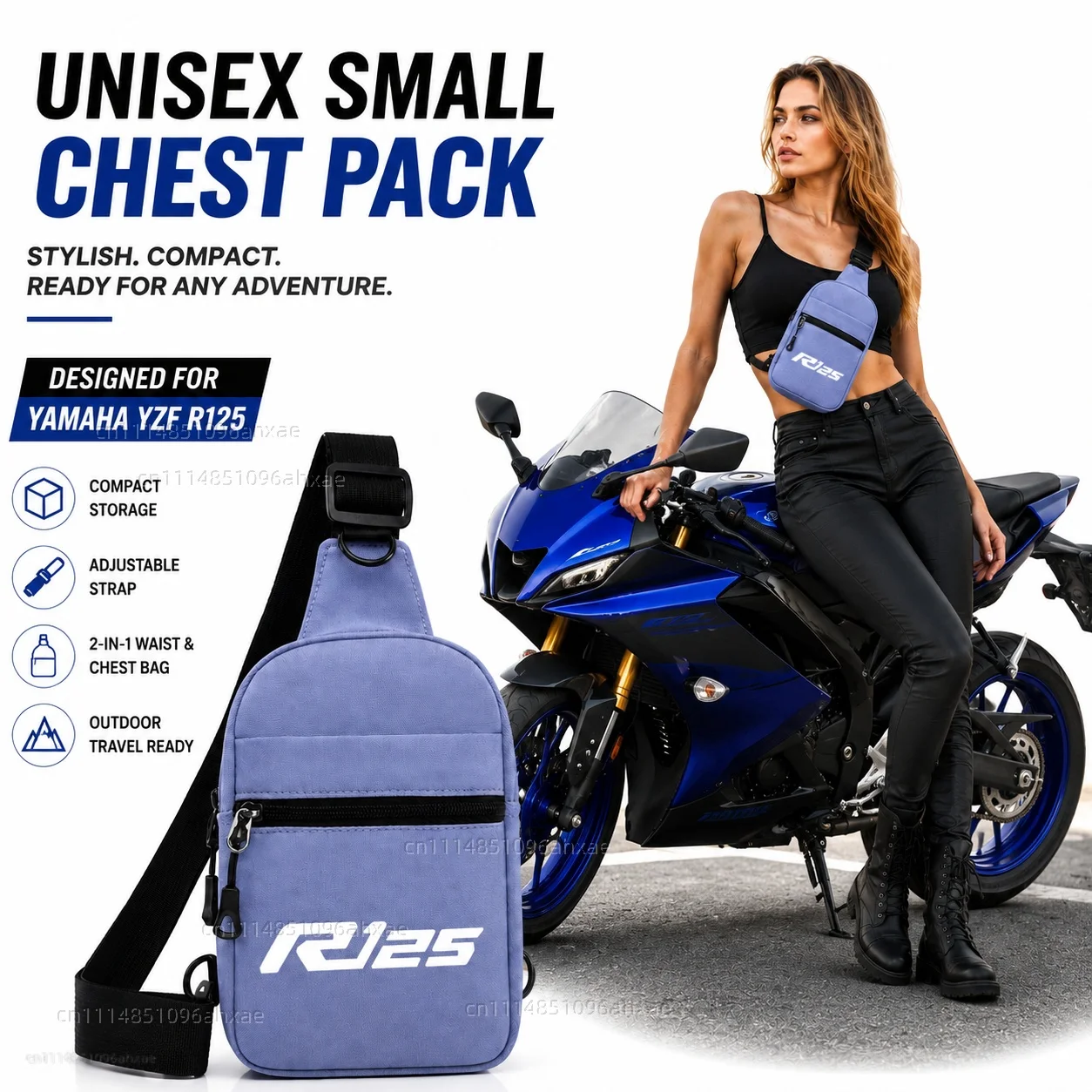 Motorcycle 2In1 Multi-functional Waist Bag Chest Bag Outdoor Travel Bag For YAMAHA YZF R125 YZFR125 YZF-R125 MT-125 2008- 2025
Motorcycle 2In1 Multi-functional Waist Bag Chest Bag Outdoor Travel Bag For YAMAHA YZF R125 YZFR125 YZF-R125 MT-125 2008- 2025