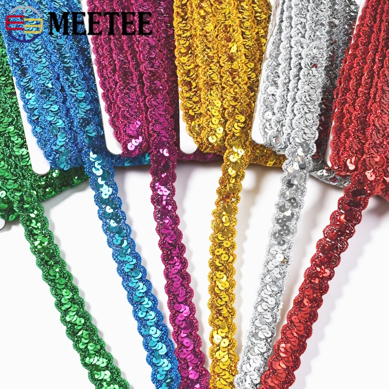 1Pc=13M 23mm Sequin Lace Trim Shiny Decorative Ribbon for Sewing Dress Costume Stage Clothes Glitter Laces DIY Craft Accessories
1Pc=13M 23mm Sequin Lace Trim Shiny Decorative Ribbon for Sewing Dress Costume Stage Clothes Glitter Laces DIY Craft Accessories