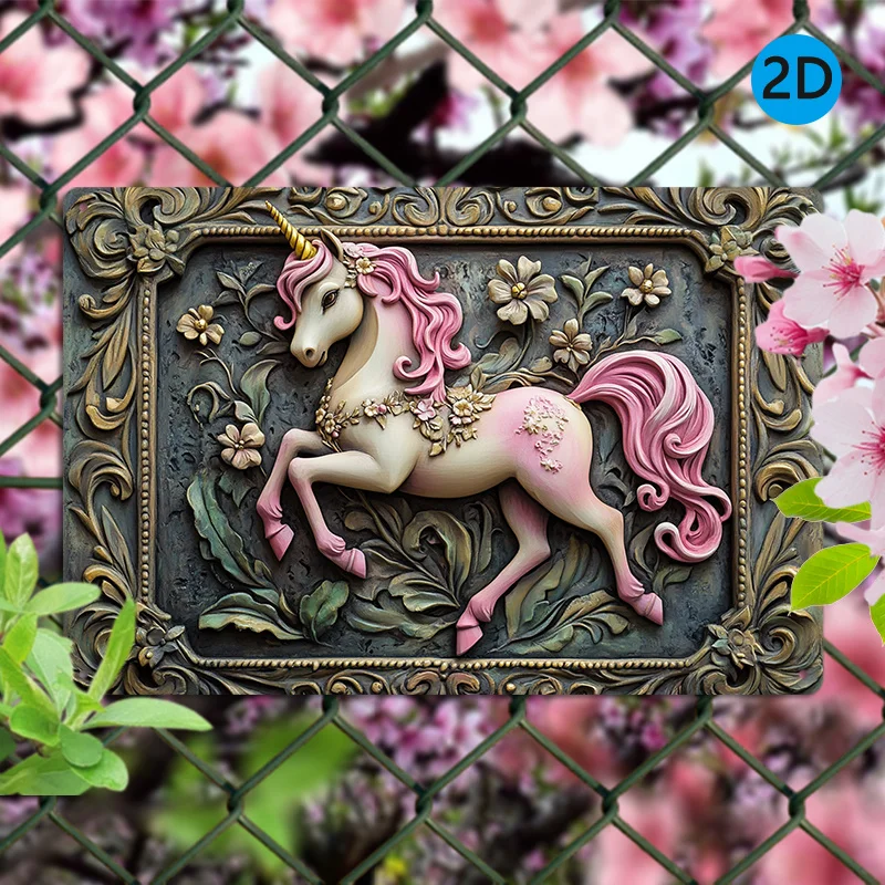 Charming Pink Unicorn Vintage Aluminum Wall Art - 8x12" Metal Tin Sign for Living Room, Dorm Decor | Durable & Easy-to-Hang
Charming Pink Unicorn Vintage Aluminum Wall Art - 8x12" Metal Tin Sign for Living Room, Dorm Decor | Durable & Easy-to-Hang