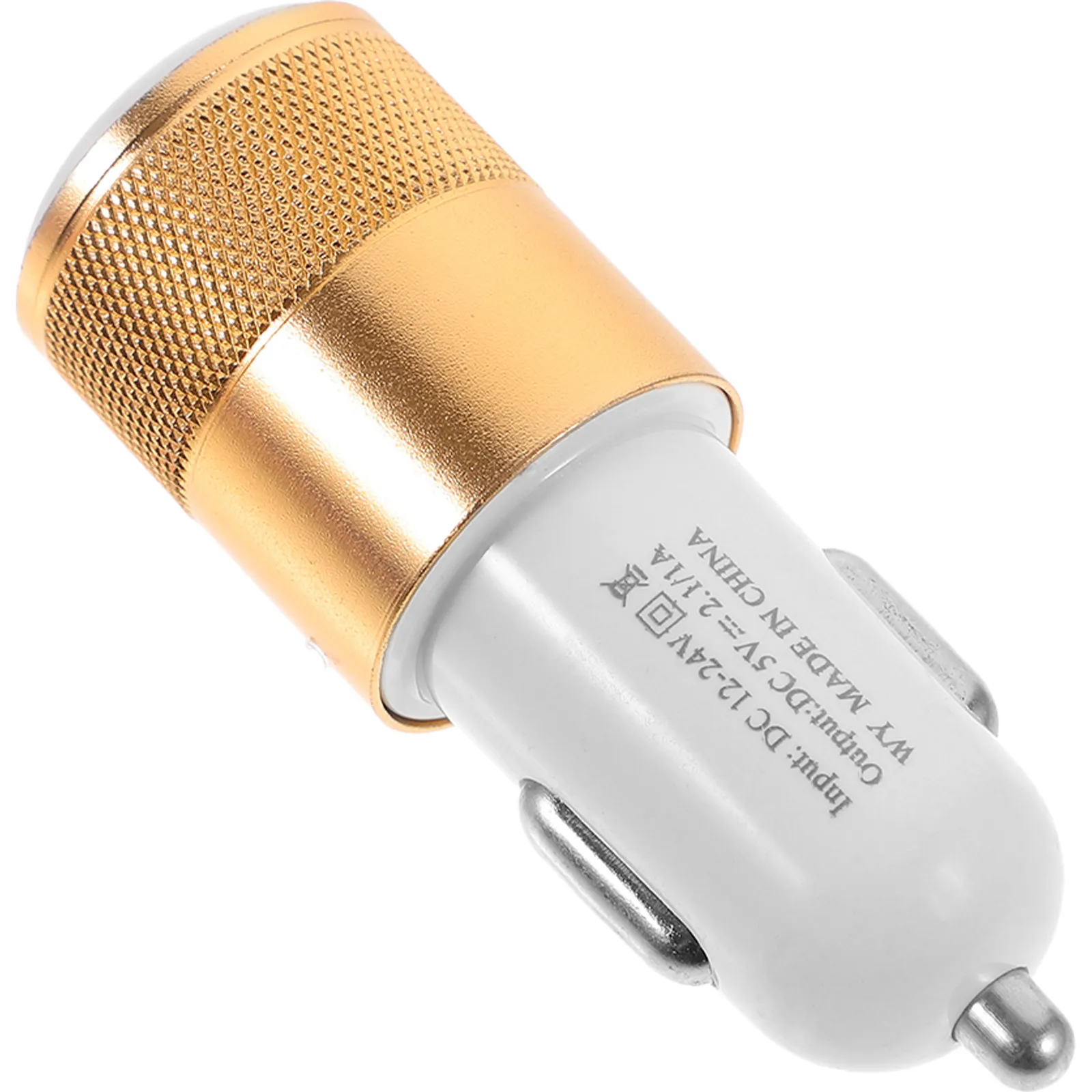 Золотистое алюминиевое автомобильное зарядное устройство с двумя USB-портами, 5В 21А макс., вход DC12-24В, высокая эффективность, низкое энергопотребление, для планшетов
Золотистое алюминиевое автомобильное зарядное устройство с двумя USB-портами, 5В 21А макс., вход DC12-24В, высокая эффективность, низкое энергопотребление, для планшетов