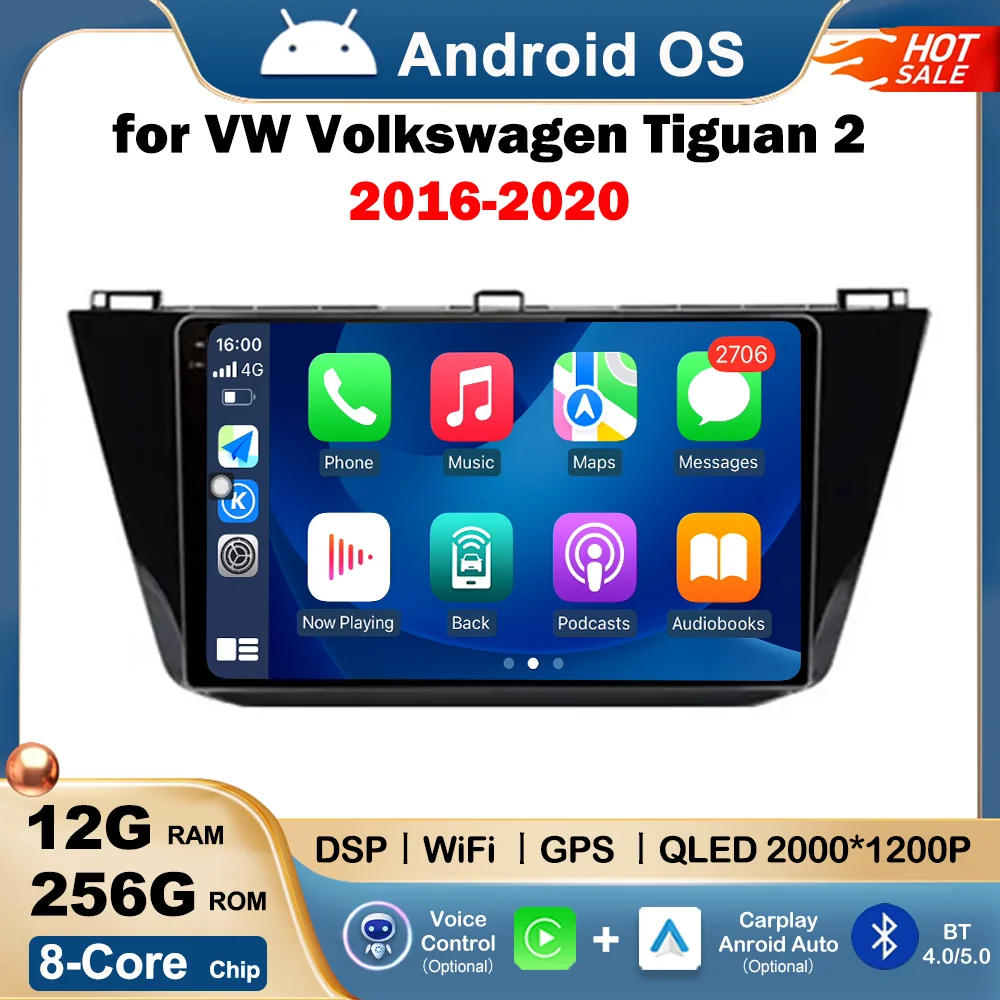 Android OS for VW Volkswagen Tiguan 2 2016 - 2020 Car Radio Mulltmedia Player GPS Navi DSP Stereo WIFI Touch Screen Auto Tools
Android OS for VW Volkswagen Tiguan 2 2016 - 2020 Car Radio Mulltmedia Player GPS Navi DSP Stereo WIFI Touch Screen Auto Tools