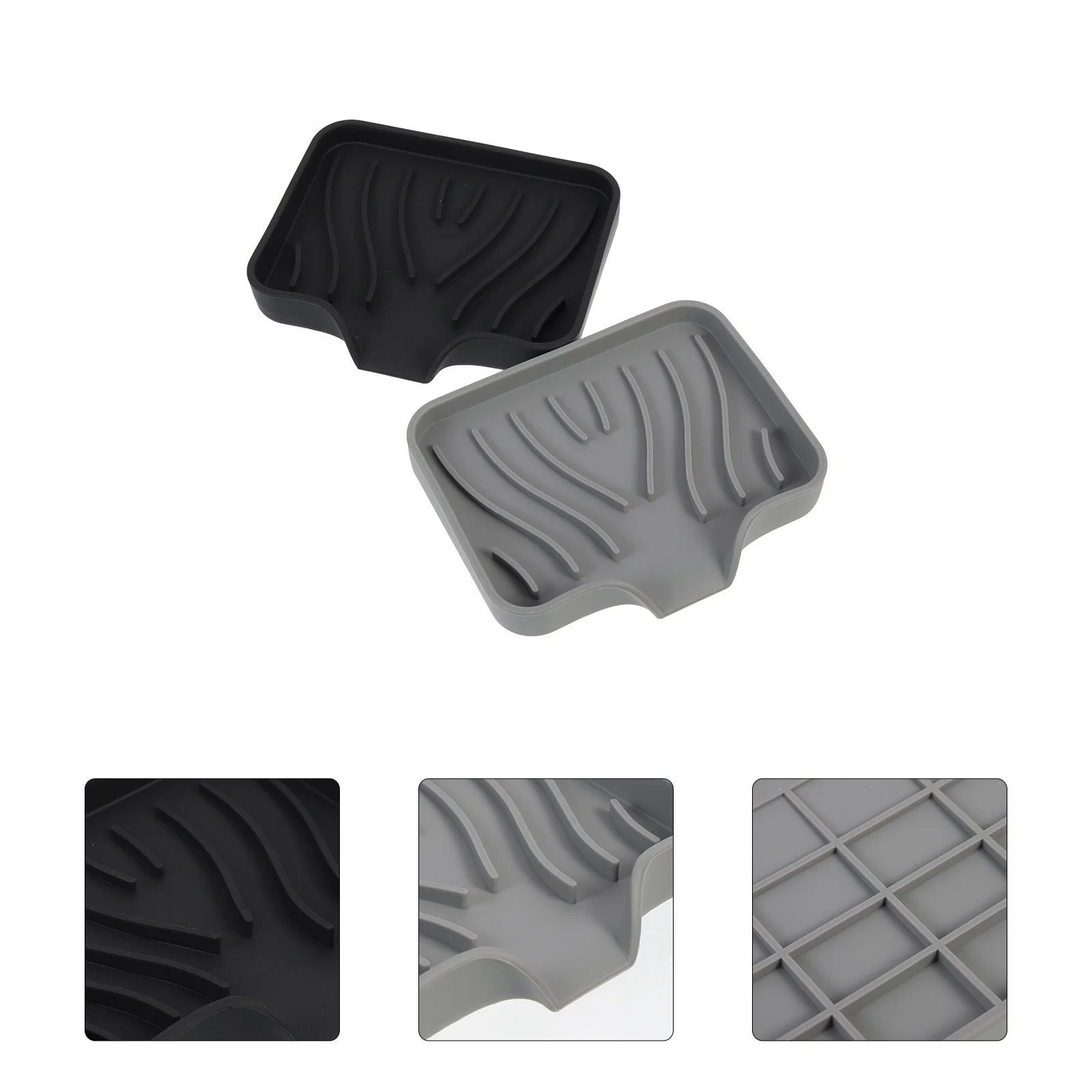 2 Pcs Drain Pipe Soap Drainer Tray Dish with Silica Gel Functional Anti-slip Holder
2 Pcs Drain Pipe Soap Drainer Tray Dish with Silica Gel Functional Anti-slip Holder