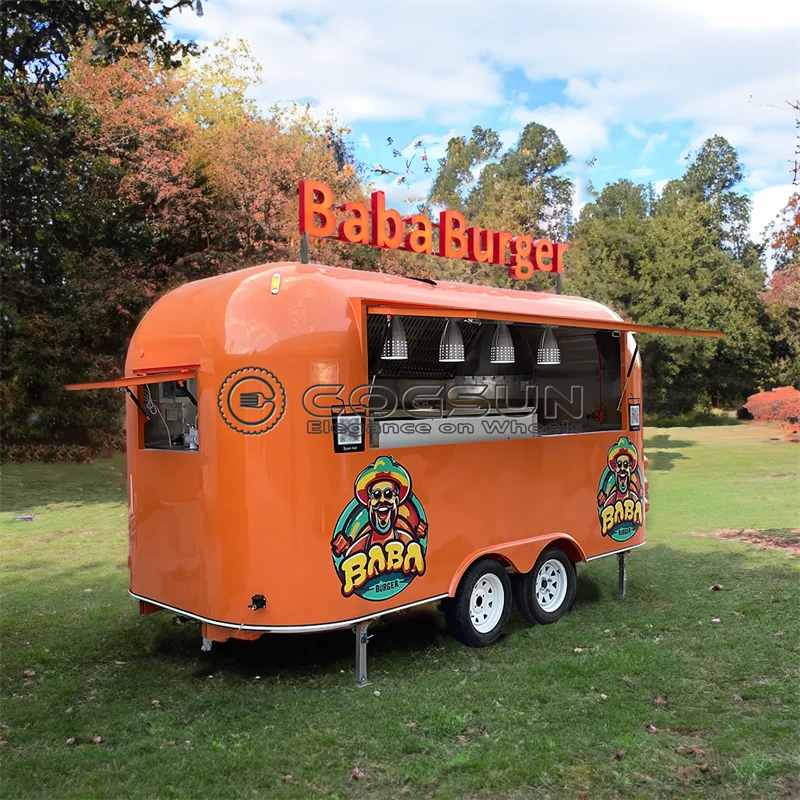 COGSUN Food Trailer with Full Kitchen Concession Bbq Food Truck with Porch Fully Equipped Custom foodtruck
COGSUN Food Trailer with Full Kitchen Concession Bbq Food Truck with Porch Fully Equipped Custom foodtruck