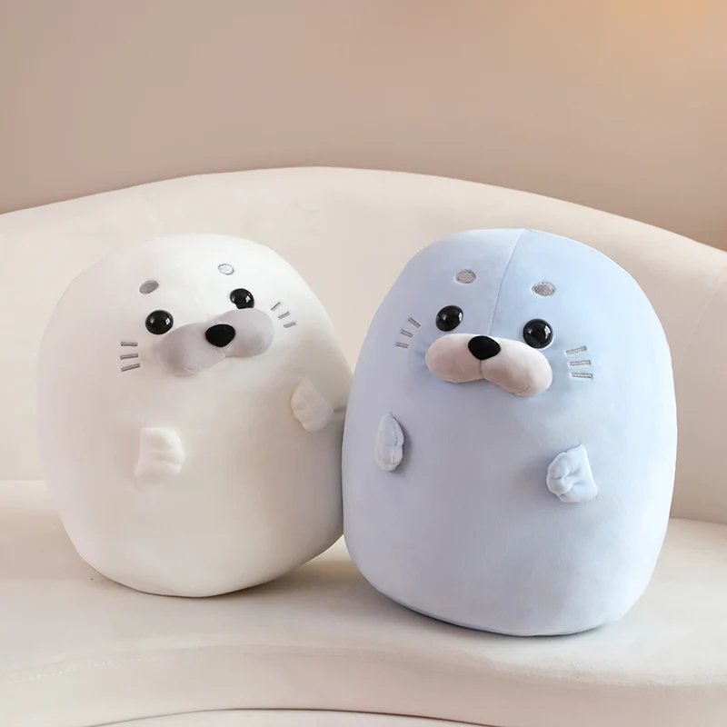 Cute Seal Plush Toys Stuffed Animal White/Blue Plushie Seal Round Pillow Kawaii Animal Pillow Cushion Soft
Cute Seal Plush Toys Stuffed Animal White/Blue Plushie Seal Round Pillow Kawaii Animal Pillow Cushion Soft