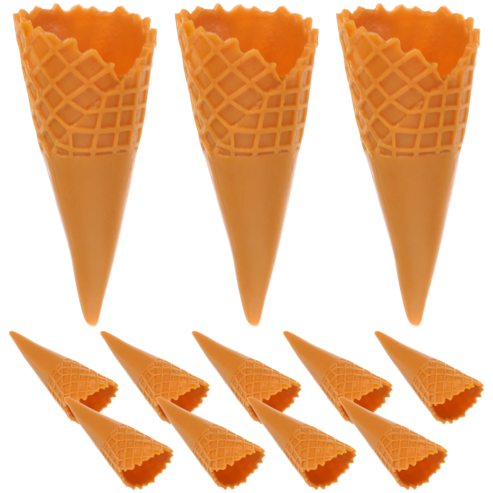 12 Pcs Simulated Ice Cream Bottom Holder Mini Cone Toys Realistic PVC Stable Easy Cleaning Reusable Decor Display Home
12 Pcs Simulated Ice Cream Bottom Holder Mini Cone Toys Realistic PVC Stable Easy Cleaning Reusable Decor Display Home