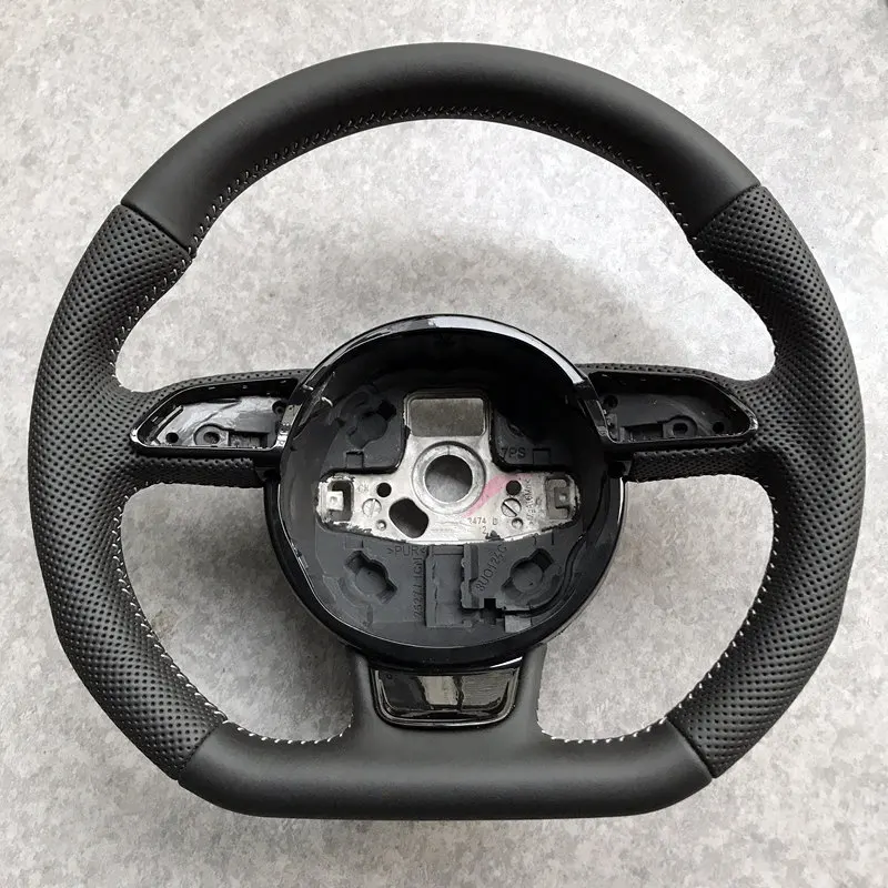 For Audi A3 A4 A5 A6 A7 Q3 Q5 Q7 Fully Perforated Steering Wheel Flat Bottom Steering Wheel Campaign
For Audi A3 A4 A5 A6 A7 Q3 Q5 Q7 Fully Perforated Steering Wheel Flat Bottom Steering Wheel Campaign