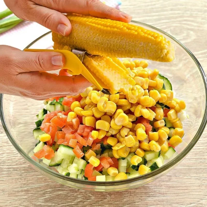 Corn Cob Peeling Machine Kitchen Small Tool Planer Handheld Fast Corn Kernel Separator Tool Planer New Corn Peeler
Corn Cob Peeling Machine Kitchen Small Tool Planer Handheld Fast Corn Kernel Separator Tool Planer New Corn Peeler