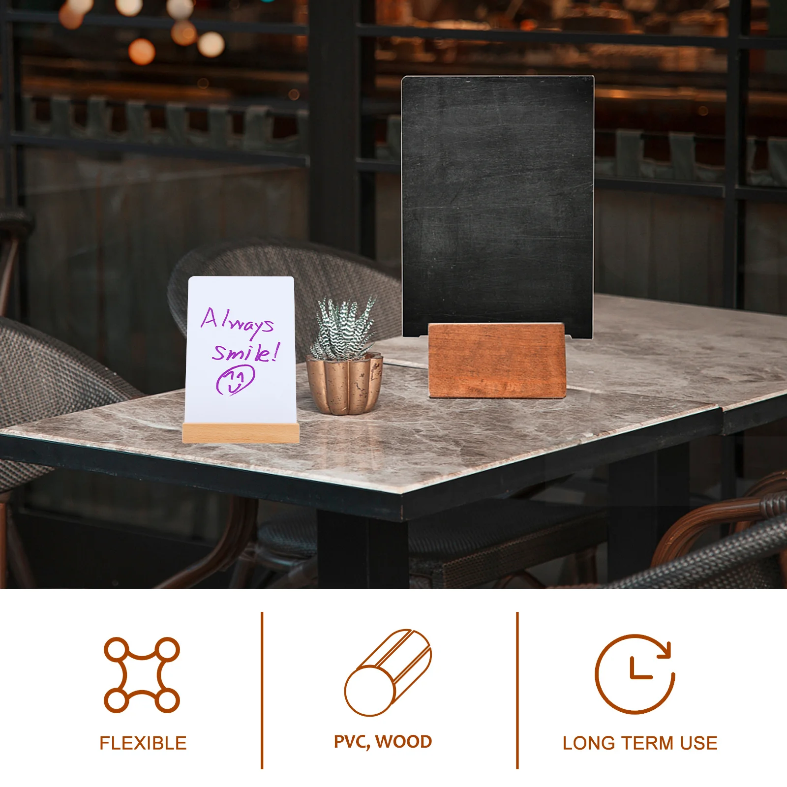 Modern Style Wooden Message Board A6 Size Reusable Notice Chalkboard for Office Home School Bulletin Display Use
Modern Style Wooden Message Board A6 Size Reusable Notice Chalkboard for Office Home School Bulletin Display Use