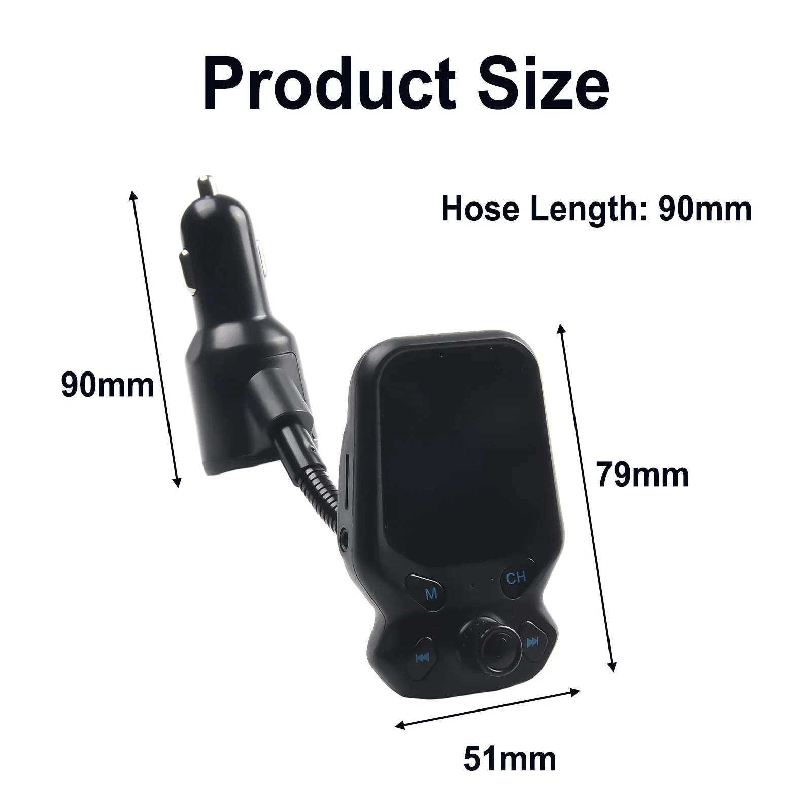 Hot Durable Portable Practical Kit MP3 Player Radio Adapter Bluetooth FM Transmitter Car FM Transmitter 1.8in Colour Screen
Hot Durable Portable Practical Kit MP3 Player Radio Adapter Bluetooth FM Transmitter Car FM Transmitter 1.8in Colour Screen