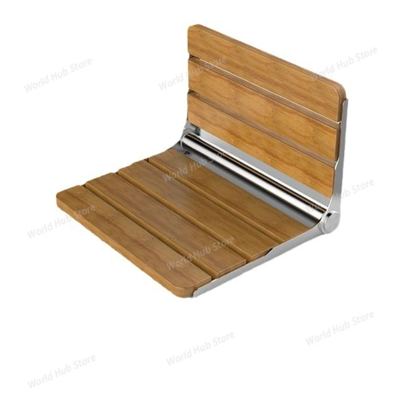Waterproof Wall-mounted Foldable Stool, Solid Wood and Stainless Steel, Bathroom Shower/Shoe-changing Stool for Elderly
Waterproof Wall-mounted Foldable Stool, Solid Wood and Stainless Steel, Bathroom Shower/Shoe-changing Stool for Elderly