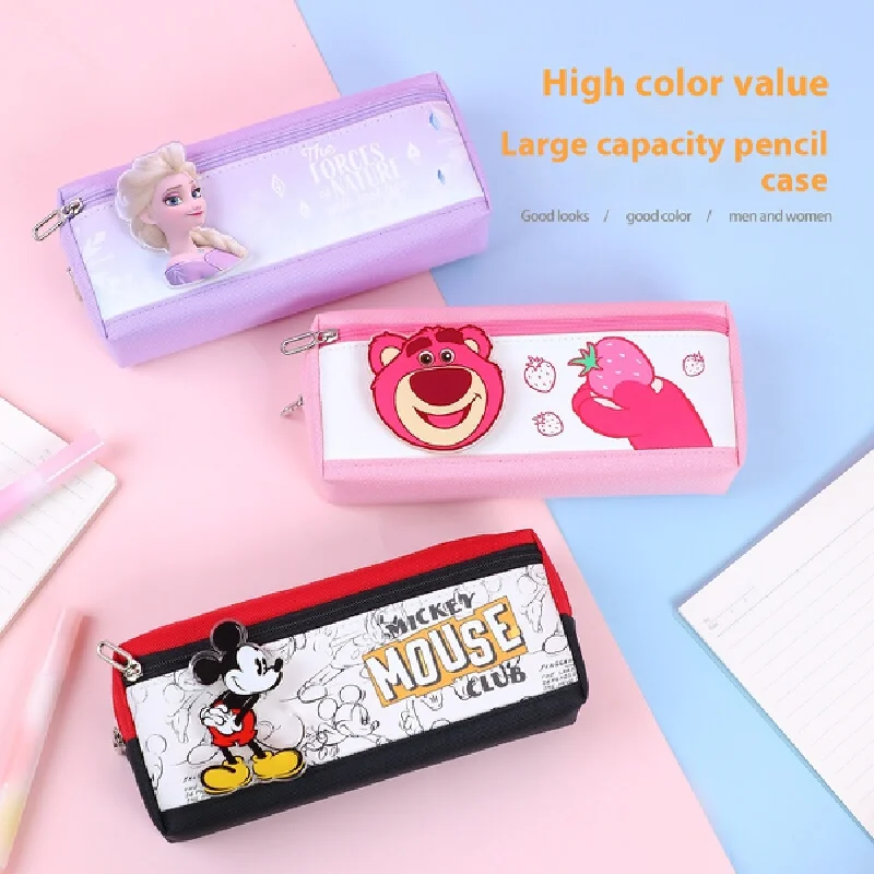 Пенал Disney Lotso Bear Frozen с Микки Маусом, милая школьная коробка для канцелярских принадлежностей большой емкости для детей, двухслойная водонепроницаемая сумка,
Пенал Disney Lotso Bear Frozen с Микки Маусом, милая школьная коробка для канцелярских принадлежностей большой емкости для детей, двухслойная водонепроницаемая сумка,