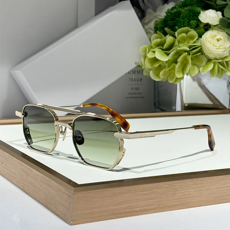 2025 New Quality Vintage Alloy Square Sunglasses Fashion Men Women Black Gold Frame Green Gradient Lenses Trendy Solar Glasses
2025 New Quality Vintage Alloy Square Sunglasses Fashion Men Women Black Gold Frame Green Gradient Lenses Trendy Solar Glasses