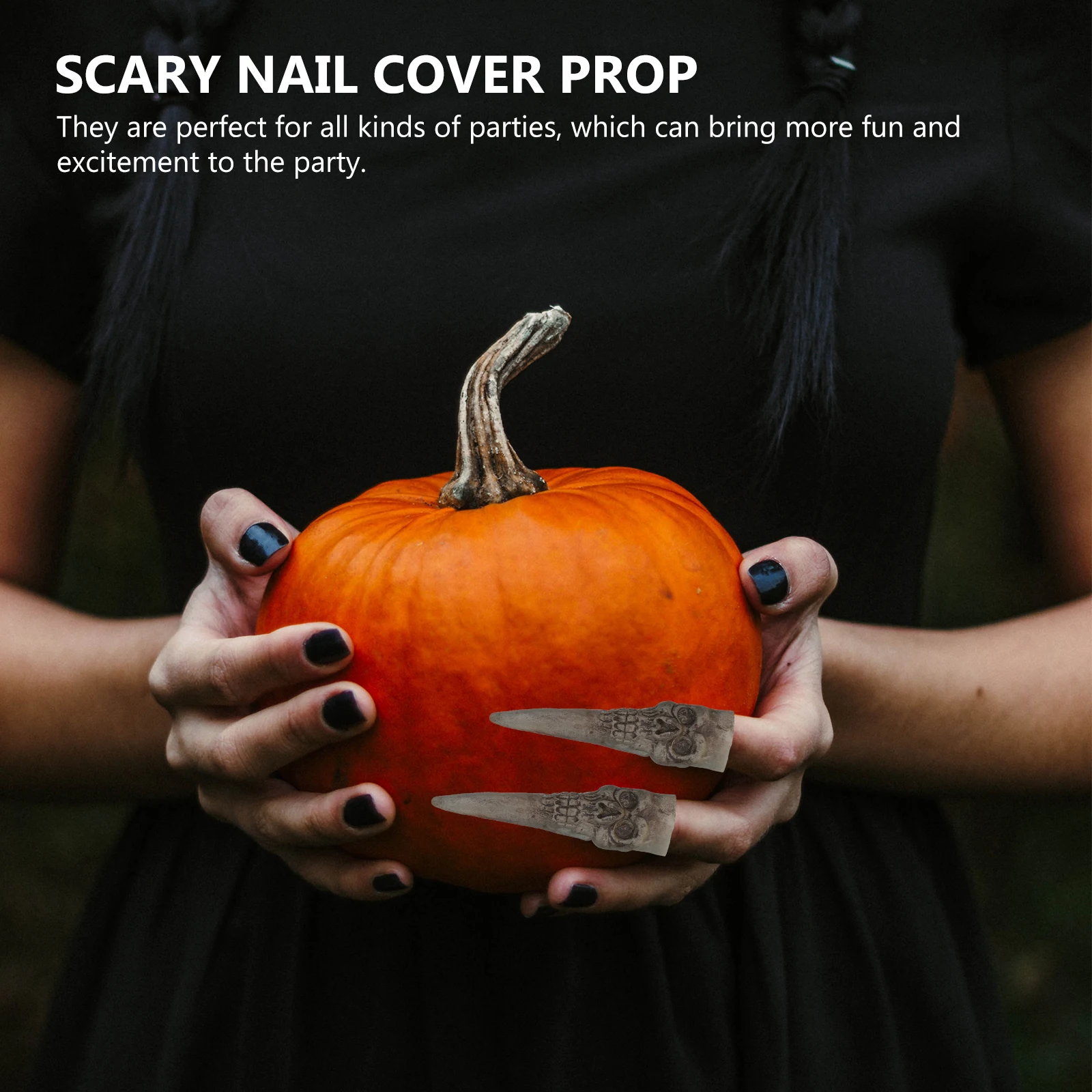 5Pcs Comfortable Halloween Fake Finger Nails Creative Witch Accessories for Parties
5Pcs Comfortable Halloween Fake Finger Nails Creative Witch Accessories for Parties