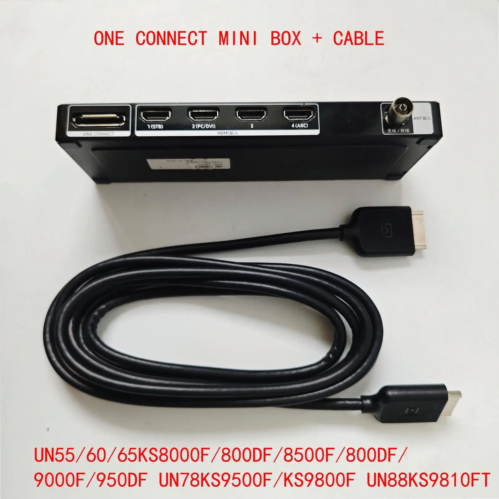 ONE CONNECT MINI BOX Compatible with Samsung TVs UN65KS950DFXZA UN55KS800DFXZA UN55KS8500FXZA UN55KS850DFXZA UN55KS9000FXZA
ONE CONNECT MINI BOX Compatible with Samsung TVs UN65KS950DFXZA UN55KS800DFXZA UN55KS8500FXZA UN55KS850DFXZA UN55KS9000FXZA