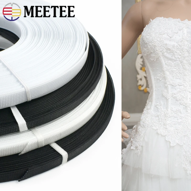 20Yards Black White 6-15mm Plastic Boning Wedding Dresses Support Bone Corset Bra Supports Ribbon Tape DIY Sewing Accessories
20Yards Black White 6-15mm Plastic Boning Wedding Dresses Support Bone Corset Bra Supports Ribbon Tape DIY Sewing Accessories