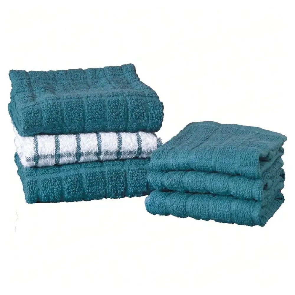 Kitchen Towel And Dish Cloth Value Set Highly Absorbent, Super Soft, LongLasting, 100 Cotton Checked And Solid Hand Towels, Tea
Kitchen Towel And Dish Cloth Value Set Highly Absorbent, Super Soft, LongLasting, 100 Cotton Checked And Solid Hand Towels, Tea