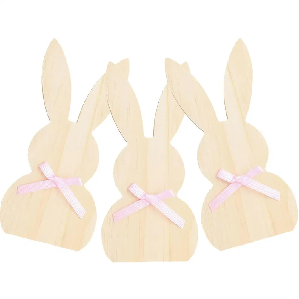 3 Pcs Bow Wooden Sign Bunny Decorations Easter Home Easter Table Signs Party Table Craft Unfinished Spring Ornament
3 Pcs Bow Wooden Sign Bunny Decorations Easter Home Easter Table Signs Party Table Craft Unfinished Spring Ornament