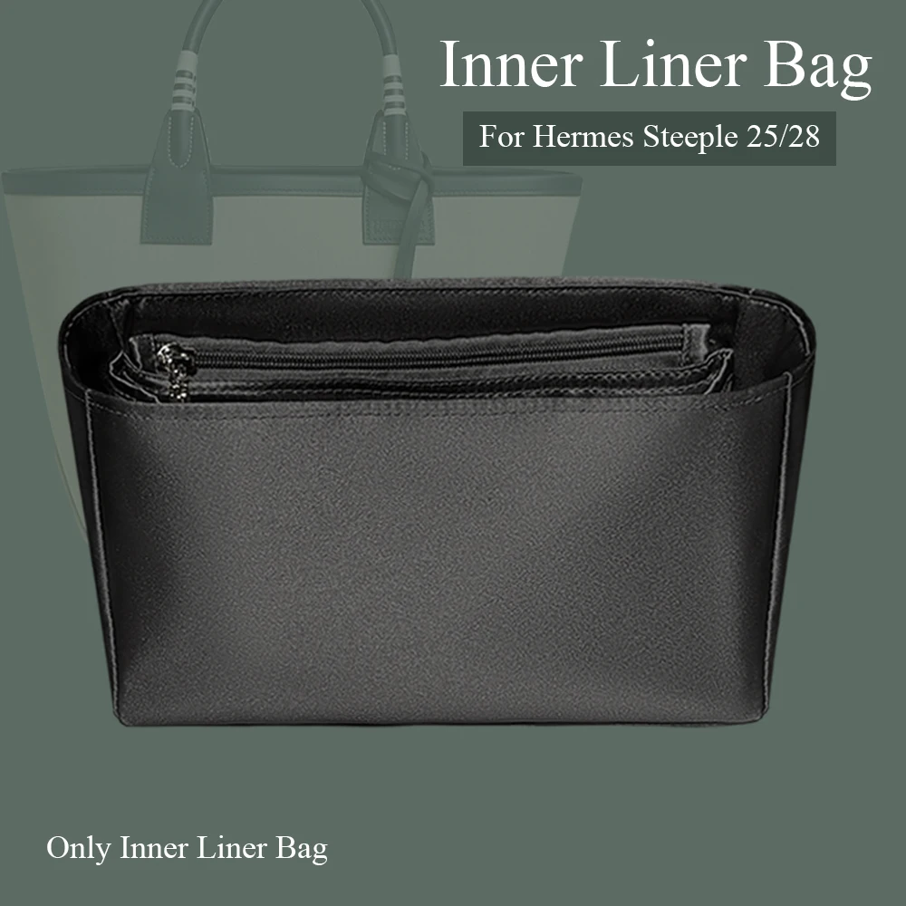 Silk Satin Purse Organizer Insert Fit for Hermes Steeple 25/28 Handbag Inner Liner Bag Organizer Bag Cosmetics Inside Storage
Silk Satin Purse Organizer Insert Fit for Hermes Steeple 25/28 Handbag Inner Liner Bag Organizer Bag Cosmetics Inside Storage