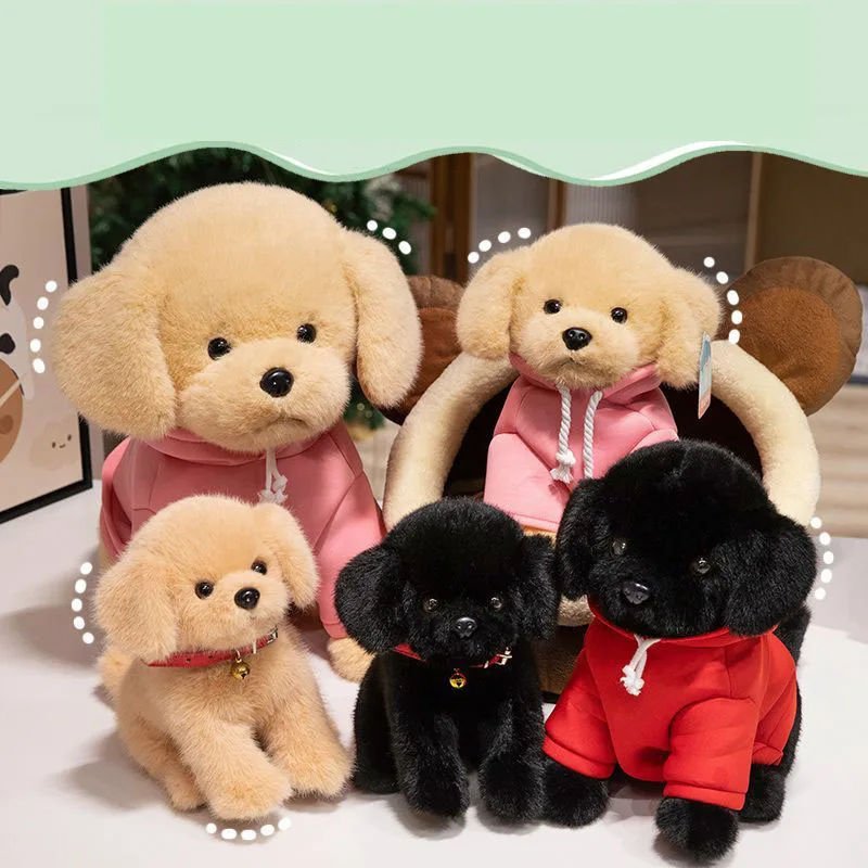 Cute Simulation Hoodie Teddy Dog Plush Toy Squishy Stuffed Puppy Doll with Removable Hoodie Kawaii Gift for Kids and Pet Lovers
Cute Simulation Hoodie Teddy Dog Plush Toy Squishy Stuffed Puppy Doll with Removable Hoodie Kawaii Gift for Kids and Pet Lovers