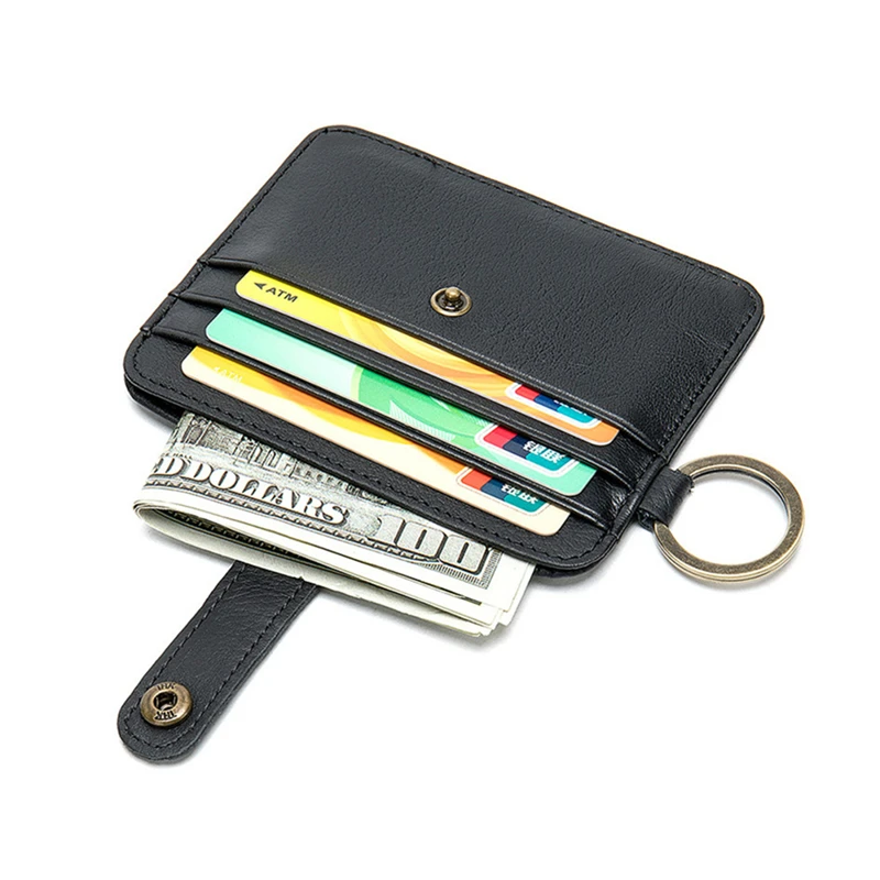 New Arrival Genuine Leather Credit Card Holder Women Men's Casual Small Slim Thin Wallet RFID Blocking Coin Purse Money Bag Clip
New Arrival Genuine Leather Credit Card Holder Women Men's Casual Small Slim Thin Wallet RFID Blocking Coin Purse Money Bag Clip