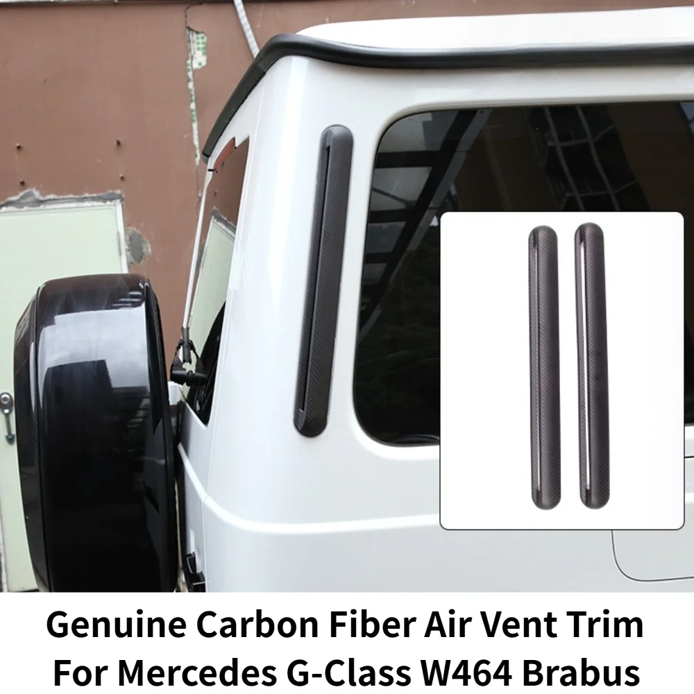 Premium Genuine Carbon Fiber Rear Side Air Vent Outlet Trim Decal For Mercedes Benz G-Class W464 Brabus Exterior Mod Parts
Premium Genuine Carbon Fiber Rear Side Air Vent Outlet Trim Decal For Mercedes Benz G-Class W464 Brabus Exterior Mod Parts