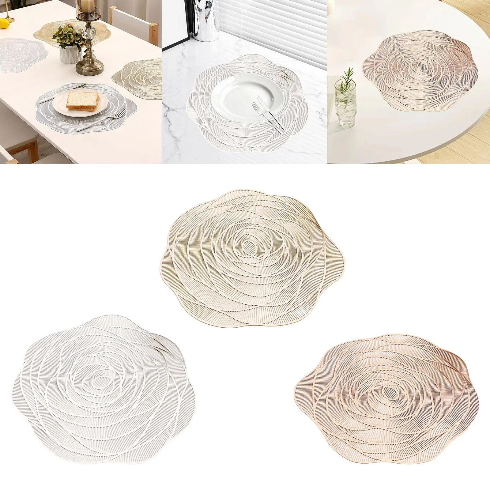 Rose Desk Mat Dining Table Decoration Mat Rose Placemat Fruit Tray Mat for Kitchen
Rose Desk Mat Dining Table Decoration Mat Rose Placemat Fruit Tray Mat for Kitchen